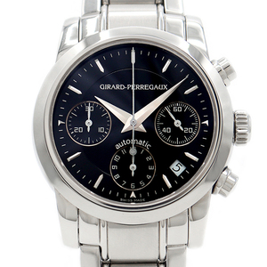 GIRARD PERREGAUX Girard Perregaux ограниченный специальный серии хронограф Япония ограничение 150шт.@80200 Date мужской самозаводящиеся часы