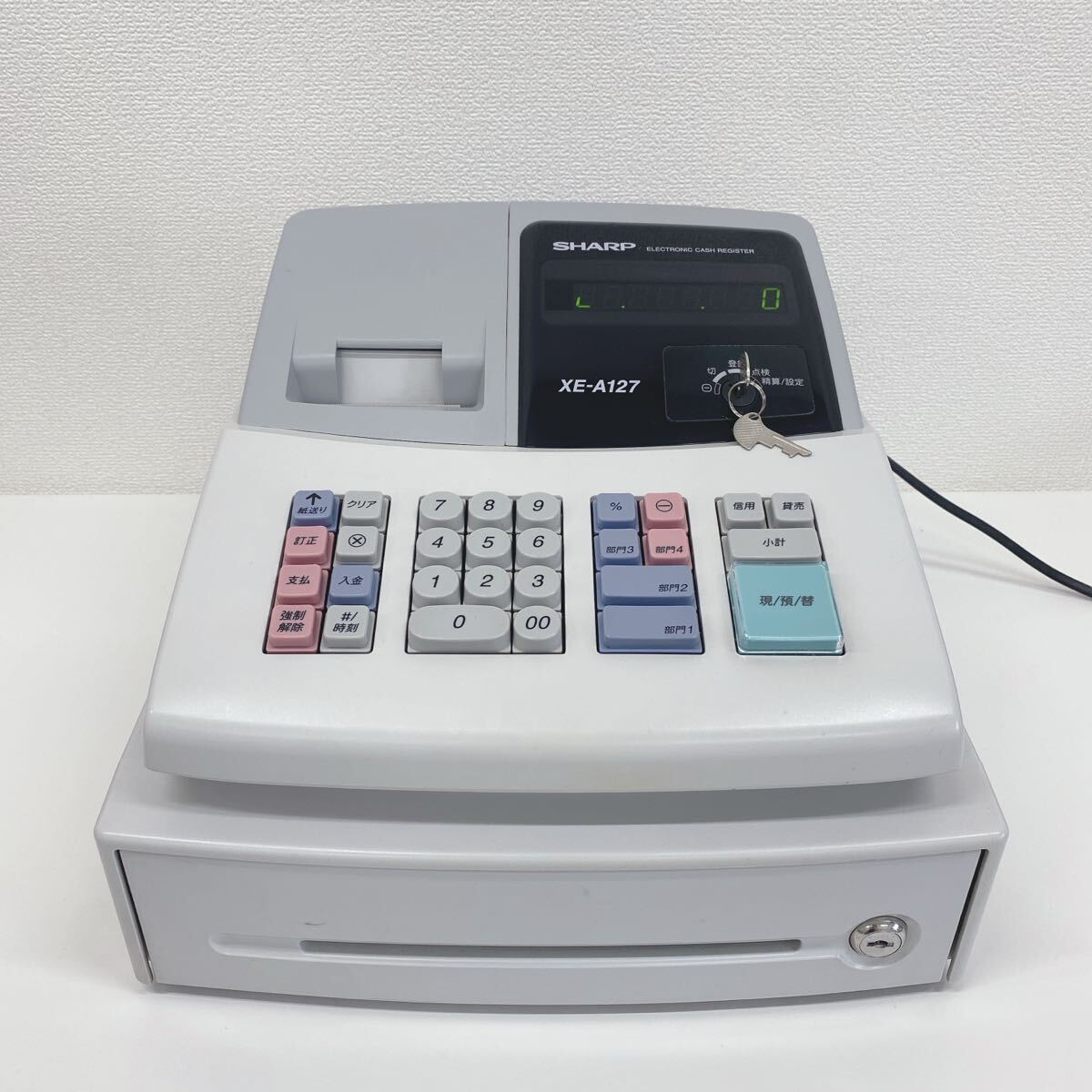 SHARP シャープ 電子レジスター XE-A127 店舗用品 レジ 業務用 Yahoo!オークション -「xe-a127」の落札相場・落札価格