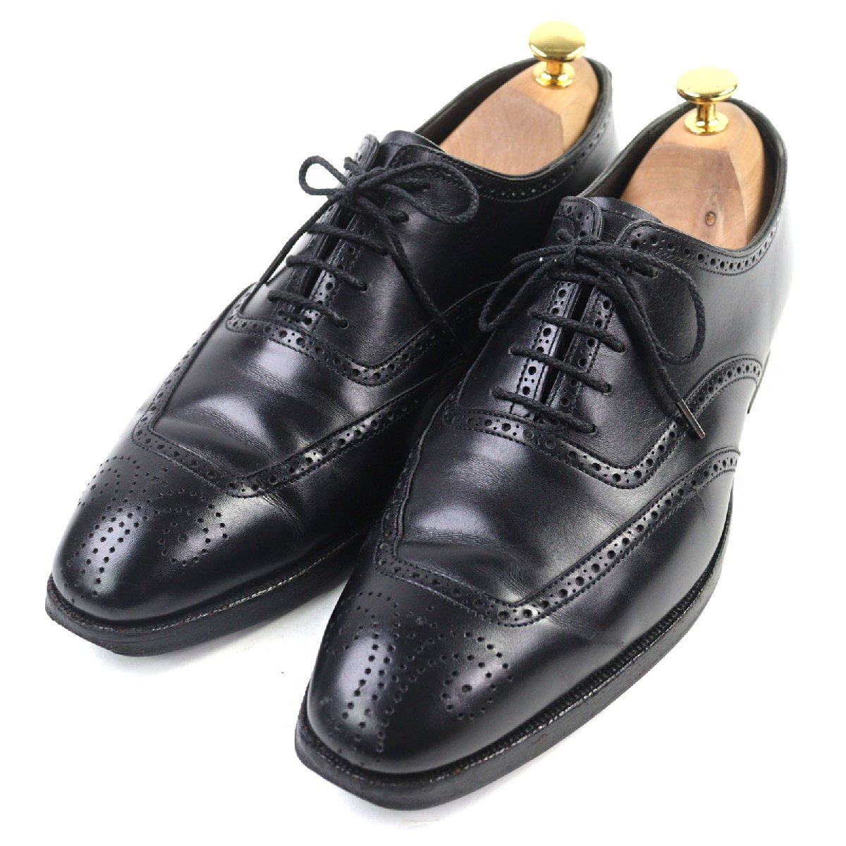 送料無料☆美品☆クロケットジョーンズ☆キリビリ☆UK7≒26cm 使用数回 【CROCKETT&JONES】クロケットジョーンズ モールトン U