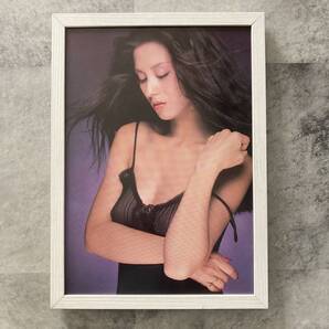 ●額装品 夏木マリ グラビア A4サイズ額入り ポスター風 切り抜き アートフレーム 送料無料 D468