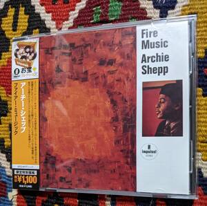 60's スピリチュアル アーチー・シェップ Archie Shepp (CD)/ ファイアー・ミュージック Fire Music Impulse! UCCI-9177 1965年