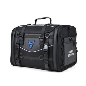 シートバッグ 容量(35-50L) 拡張機能 防水 汎用ツーリングバッグ 反射テープ/カバー/ショルダーベルト/固定ベルト付き 収納 zhw092.2