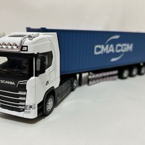 スカニア コンテナ トレーラー 1/50 CMA SCANIA モデルカー ミニカー ダイキャストカー 京商 オートアート トミカ