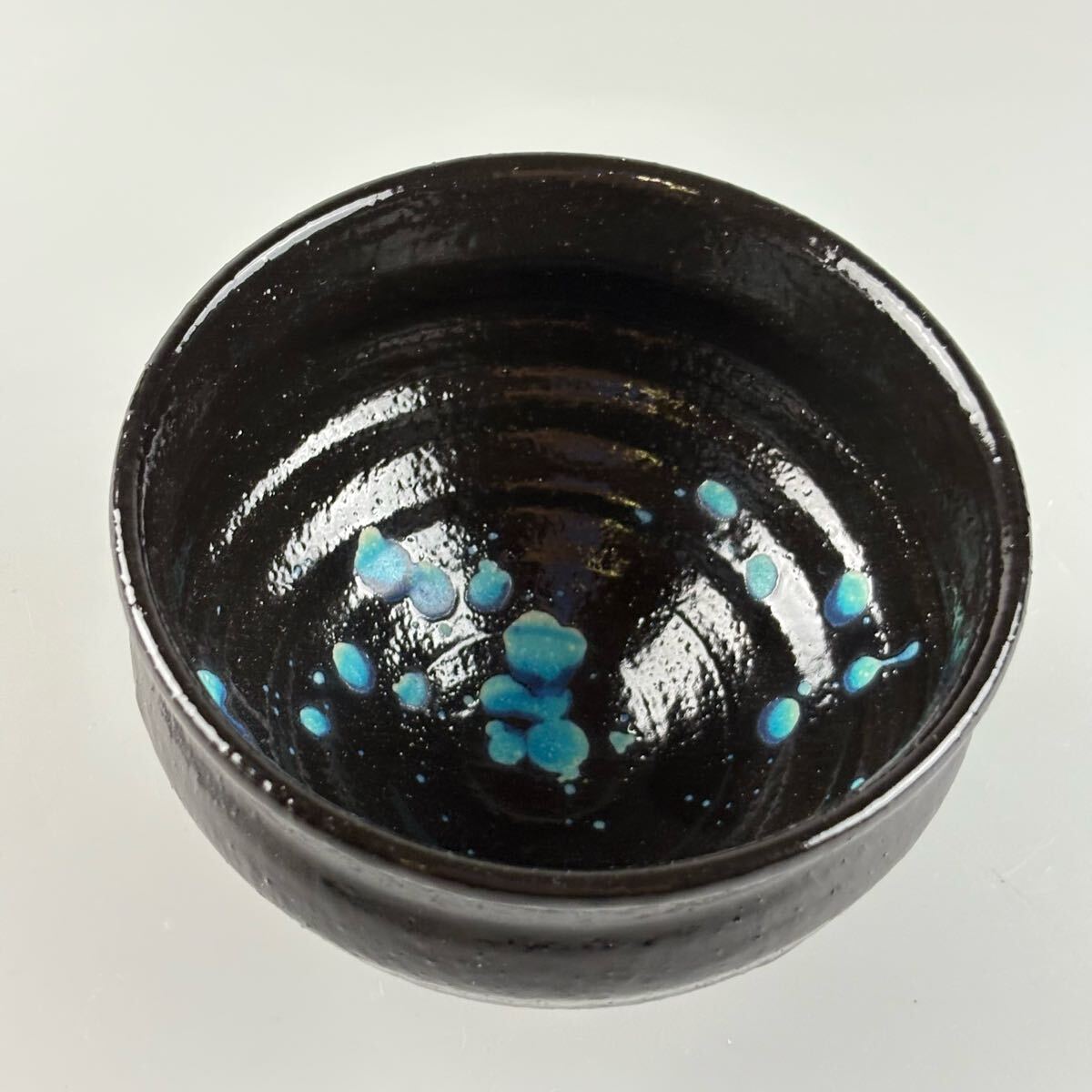 天目茶碗　銀縁 抹茶碗　茶道具　お碗　飴釉　李朝　古玩　アンティーク陶器　１客 2025年最新】Yahoo!オークション -天目 茶碗の中古品・新品・未