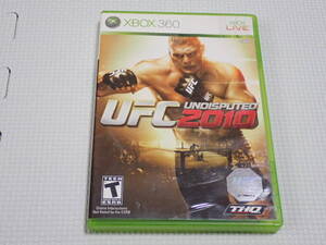 xbox360★UFC UNDISPUTED 2010 海外版 北米版★箱付・説明書付・ソフト付