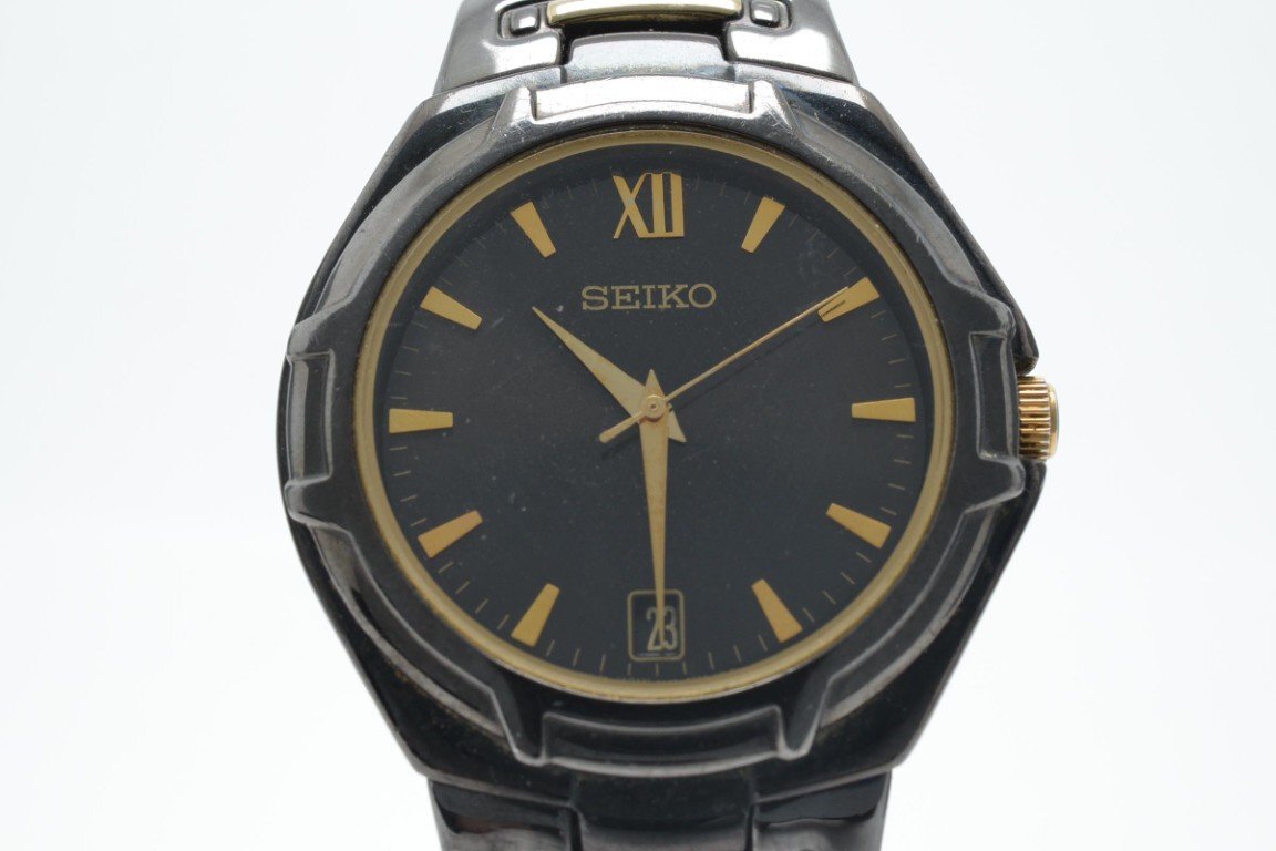 SEIKO セイコー　7n42 0fl0 ブラック　クォーツ　電池式 ◎新品電池【SEIKO】クォーツ腕時計/黒文字盤/7N42-0EX0 - メルカリ
