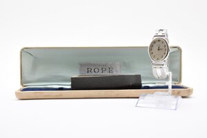 箱付き ロペ ブレスレットウォッチ シルバー 手巻き レディース 腕時計 ROPE