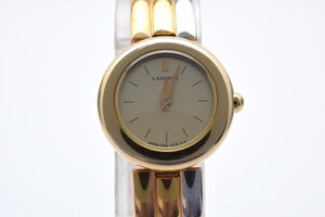 LASSALE SEIKO ラサール セイコー クォーツ ラウンド 腕時計 レディース 2針 ゴールド 1E20-0G4A