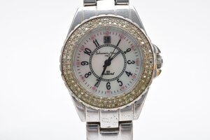 Salvatore Marra サルバトーレマーラ 石付き レディース 3針 銀 シルバー Silver Diamond 腕時計