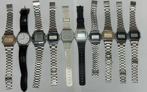 CASIO カシオ 腕時計 11本セット デジタル&アナログ混合 メンズ レディース 稼働/未確認あり