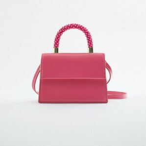 【ZARA / ザラ】 ミニハンドバッグ & ショルダー / ピンク 2way