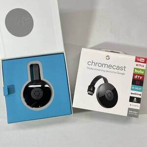 □【簡易動作確認済/初期化済】 Google Chromecast グーグル クロームキャスト NC2-6A5 メディアストリーミング端末 □ W02-0924