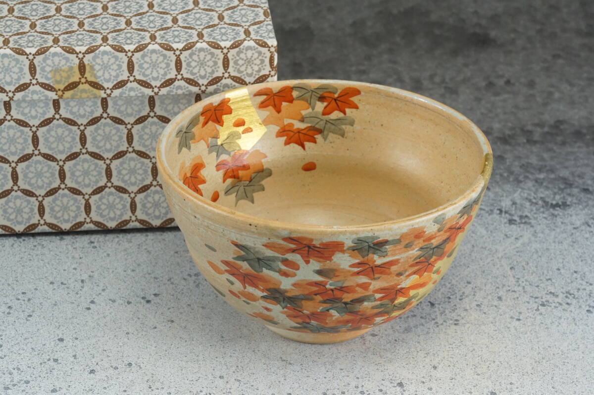 定価4万超　九谷焼　昇竜窯　8.5号鉢　金彩赤絵鳳凰　福田良則　新品未使用　匿名 伊野正峰 日本の伝統工芸品【九谷焼】 平盃 赤絵鳳凰 福田良則