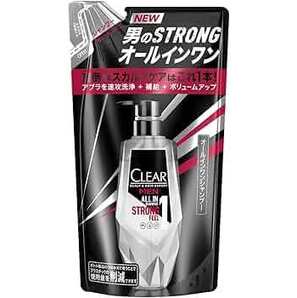 クリアフォーメン オールインワンシャンプー ストロングフィール つめかえ用 スカルプケア 頭皮ケア メンソール CLEARクリア 詰め替え用