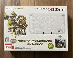【動作確認済】 ニンテンドー3DS LL アイルーホワイト / モンスターハンター4 スペシャルパック
