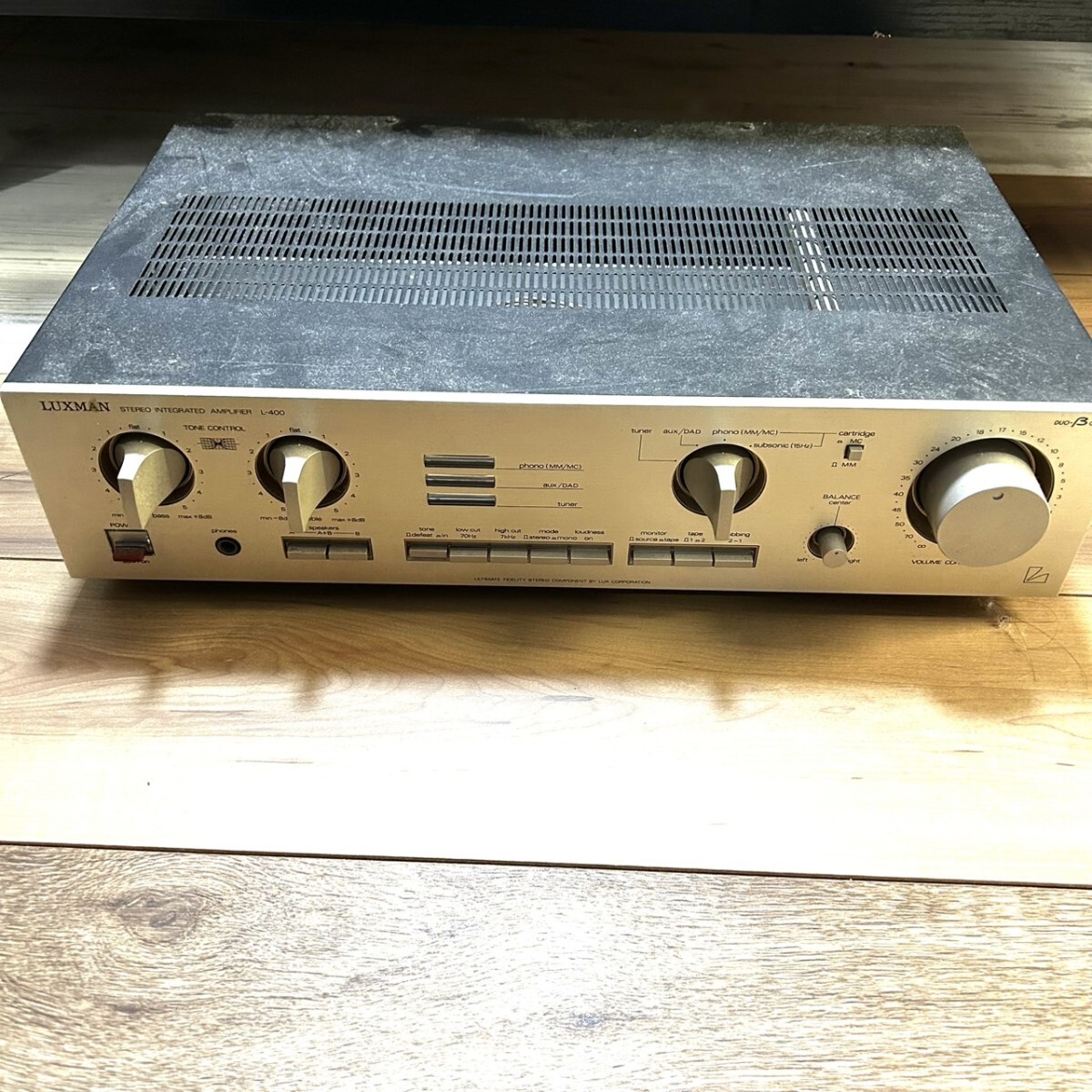 LUXMAN L-400プリメインアンプ Luxman L-400 Integrated Amplifier- Vintage Audio Review Episode