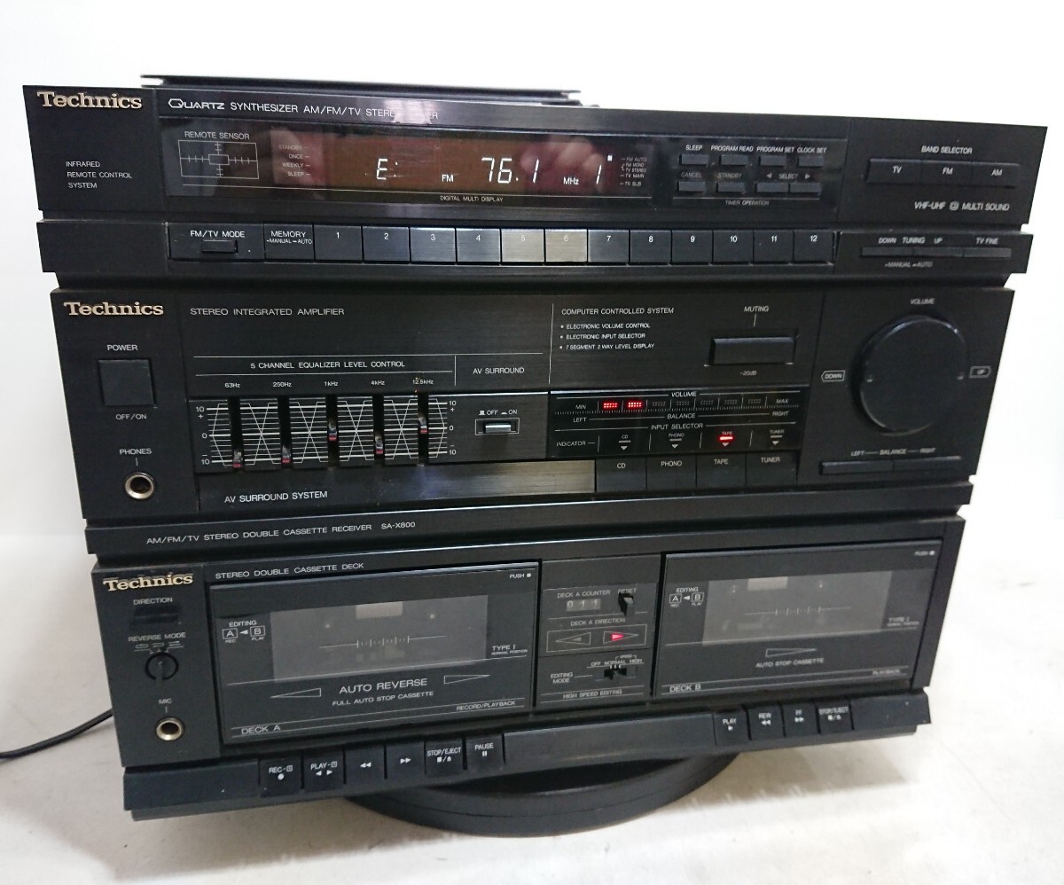 TECHNICS テクニクスコンポーネントCD/レコードデッキジャンク品 Yahoo!オークション -「technics テクニクス」(その他