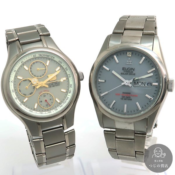 【電池交換済・レア】ELGIN　ダイバーズモデル　FK-533-A　ハーフ文字盤 電池交換済・レア】ELGIN ダイバーズモデル FK-533-A ハーフ文字