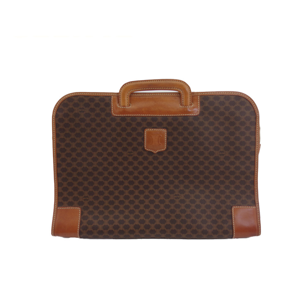 CELINE セリーヌ ビジネスバッグ ブラウン レザー A4 ヴィンテージ CELINE セリーヌ ビジネスバッグ ブラウン レザー A4