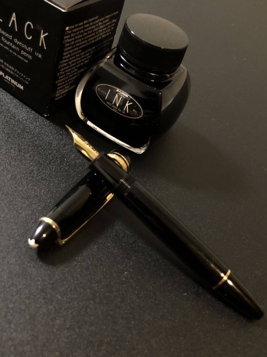MONTBLANC (モンブラン) 万年筆 ブラック 14C 4810 楽天市場】MONTBLANC モンブラン 万年筆 マイスターシュテュック