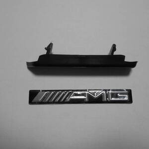 ★★社外品 AMGロゴ 汎用タイプ グリルエンブレム(パナメリカーナ)ベンツ用(現品のみ)オ③★