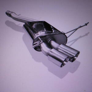 ★★FOX純正品 BMW E84 X1 リアマフラー BM150012-290 80mm斜めダブル 切断 eマーク 車検対応①★