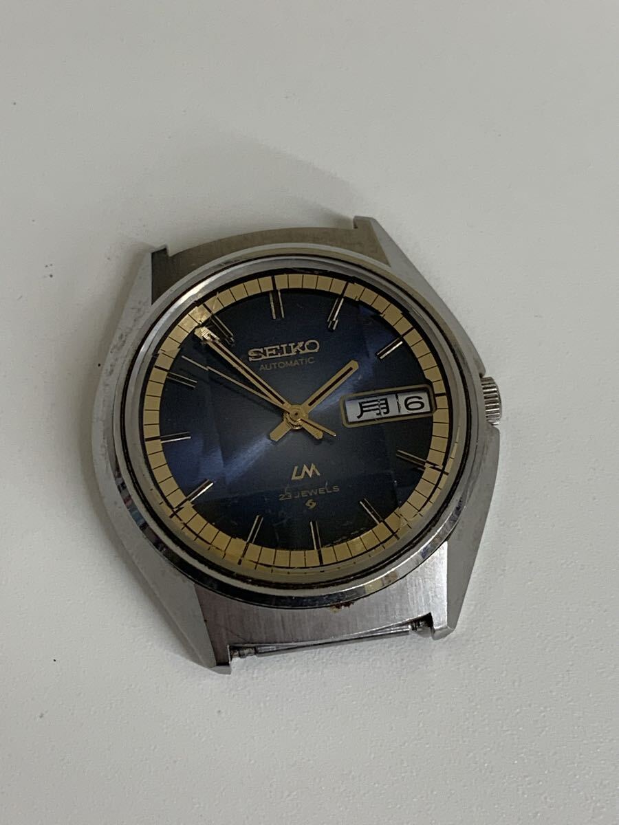 美品 SEIKO ロードマチック 5606-7030 メンズ 自動巻 稼働品 セイコー ロードマチック 1969年製 ブレス付き リネン模様