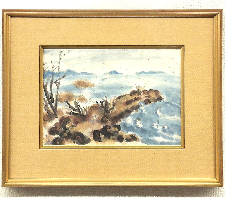 鍋井克之、「無花果と葡萄」、希少な画集の額装画 鍋井克之、「無花果と葡萄」、希少な画集の額装画 Yahoo