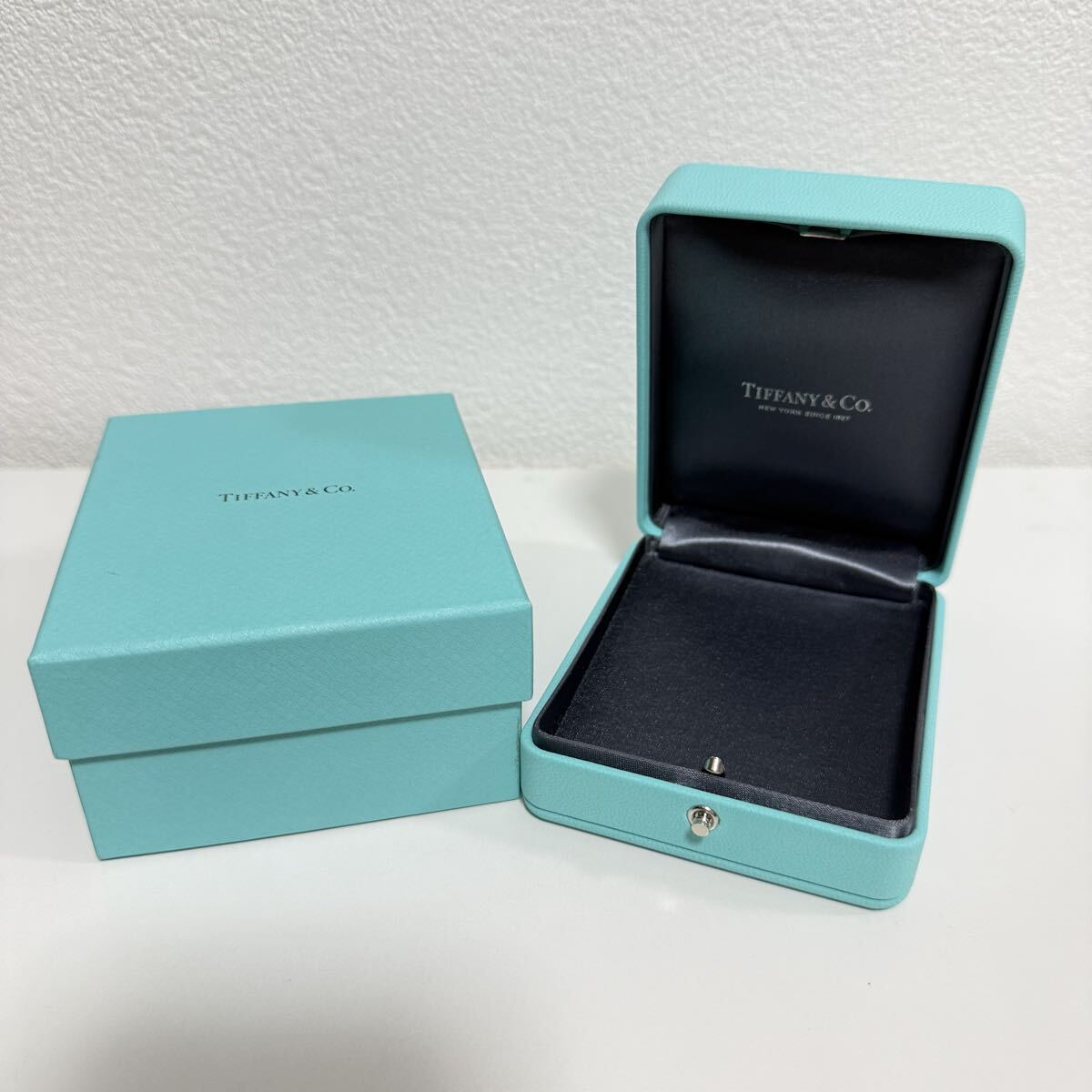 [新品未使用]ティファニーワンダー限定ピアスケース＆ネックレスケース TIFFANY&Co. ティファニー ハードウェア ラージ リンク ピアス