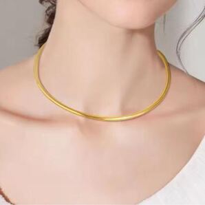 SALE ネックレス チョーカー ネックカフ サージカルステンレス 大人気 新品 ゴールド