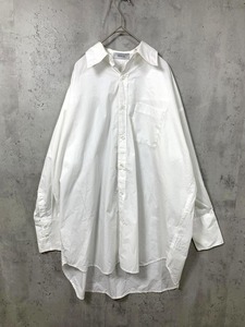 ゆうパケットOK forksy. フォルクシー FOsh867 アソート柄レギュラーカラービック シャツ sizeF/白■■