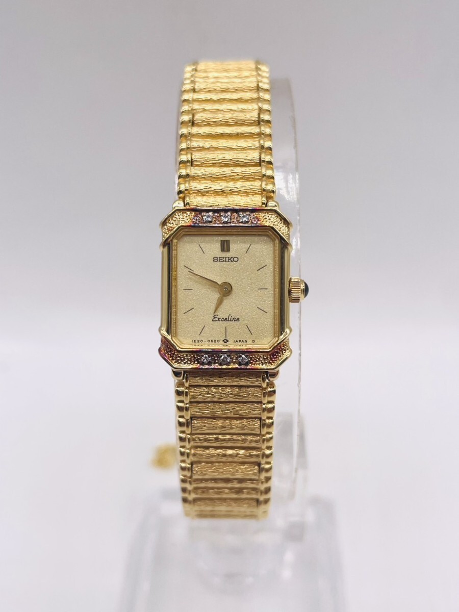 SEIKO セイコー ブレスウォッチ QZ 稼働 1E20-0660　動作未確認 SEIKO セイコー ブレスウォッチ QZ 稼働 1E20-0660 動作未確認