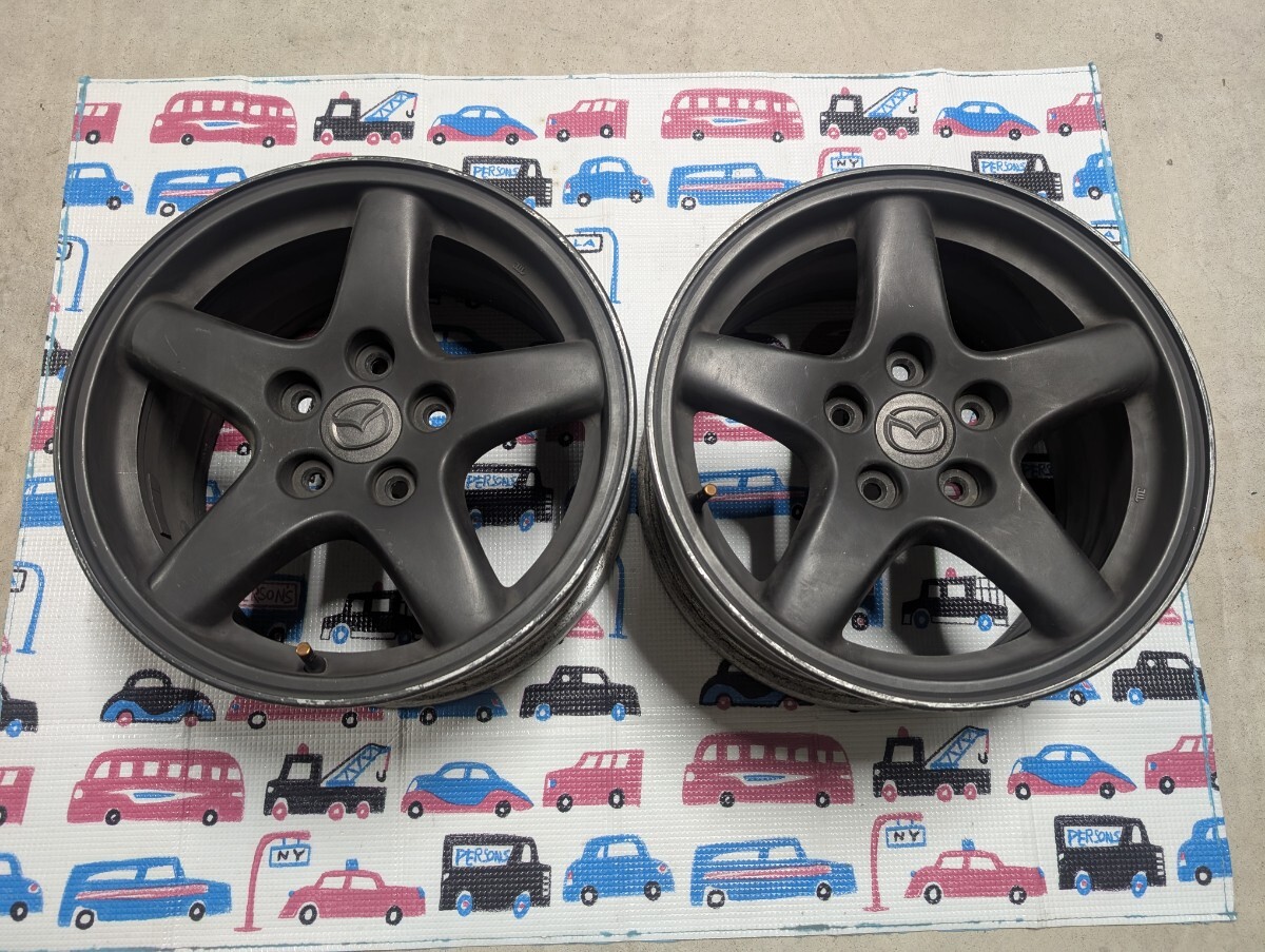 引取限定)マツダRX7 FD後期純正16インチホイール 引取限定)マツダRX7 FD後期純正16インチホイール 引取限定
