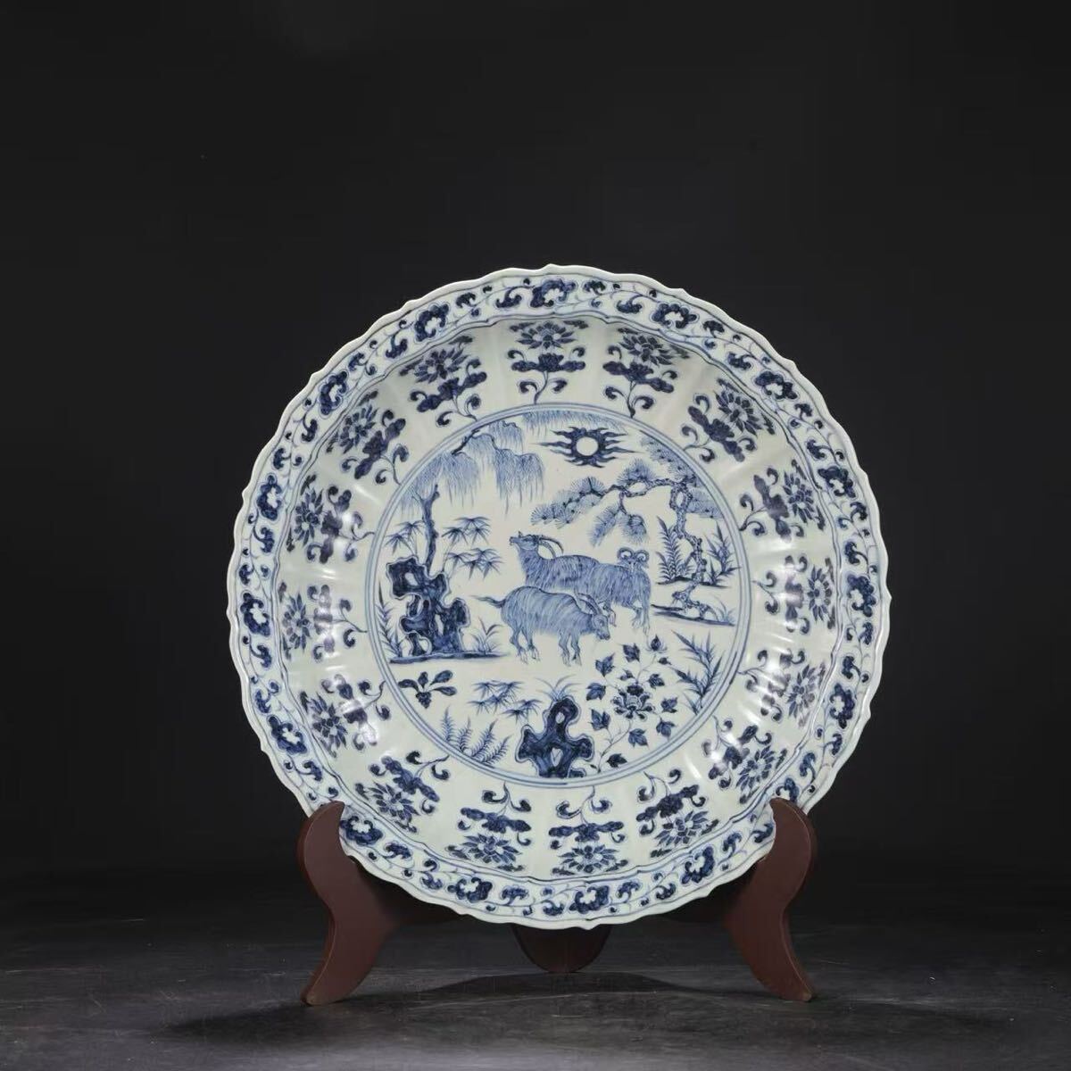 2025年最新】Yahoo!オークション -青花 皿(アンティーク