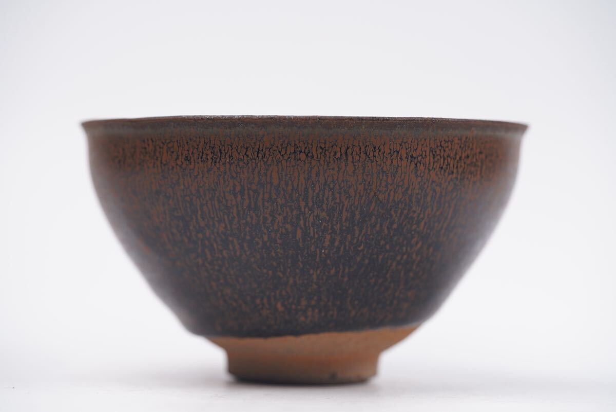 【海】古美術品　宋代　天目茶碗 海】古美術品宋代天目茶碗