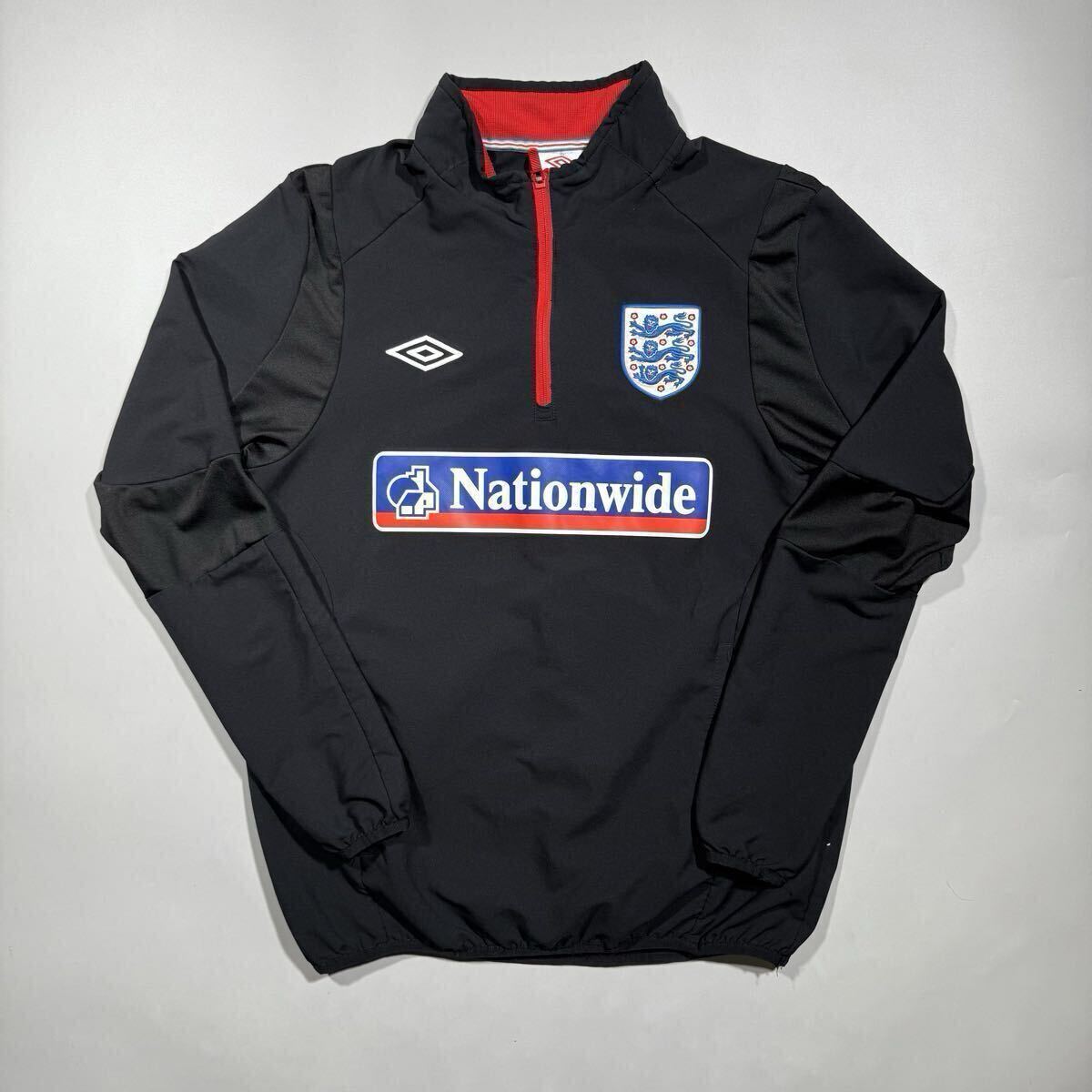 希少 UMBRO イングランド代表 スタッフ ジャケット ハーフジップ Yahoo!オークション -「アンブロ イングランド ジャケット」の