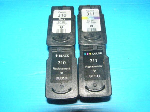 CANON 310 311 空　インクカートリッジ　使用済み Yahoo!オークション -「bc-311 空」の落札相場・落札価格