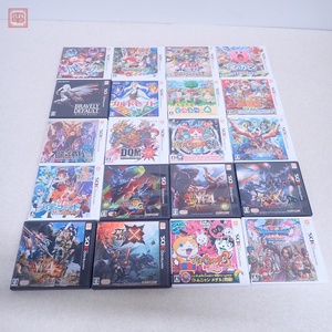 ニンテンドー3DS カルドセプト/妖怪ウォッチ2/3/星のカービィ トリプルデラックス/大逆転裁判2 等 まとめて20本セット 箱付 ダブりなし【10