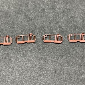 送料無料 新品 ばらし TOMIX トミックス 国鉄 JR貨車 コキ50000 手摺り 手すり てすり 改良型 最新 JR仕様 パーツ 4個まとめて