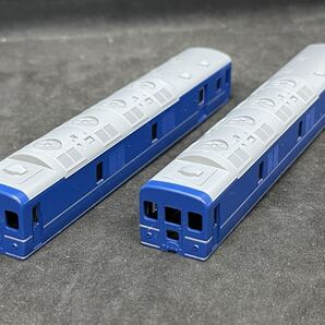 送料無料 新品 ばらし TOMIX トミックス 9538 国鉄客車 カニ24-100形(銀帯)(T) より ボディのみ 前面ガラスパーツなし×2