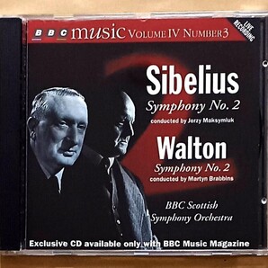 シベリウス:交響曲第2番|ウォルトン:交響曲第2番/BBCスコティッシュ交響楽団