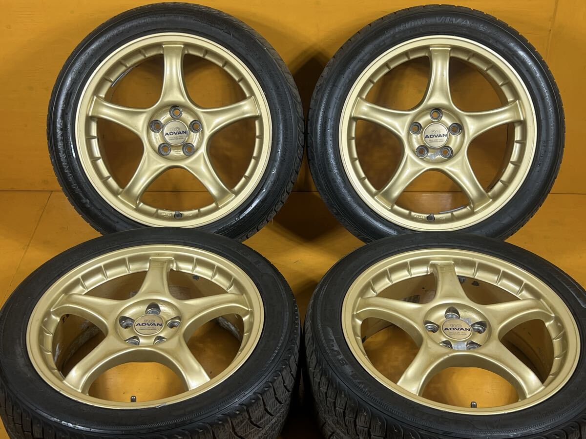 * редкий! Gold цвет!* ADVAN RC Advan 17in 7j +48 pcd100 Nankang 205/50R17 Prius 86 BRZ Corolla спорт custom .