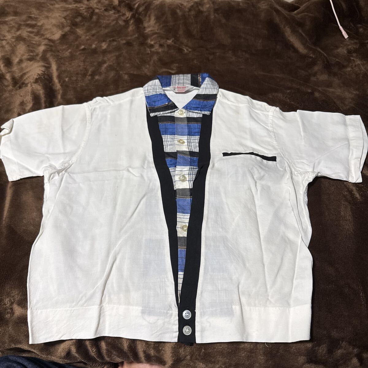 ビンテージ　半袖シャツ　50s　60s vintage　ロカビリー　古着 ビンテージ 半袖シャツ 50s 60s vintage ロカビリー 古着