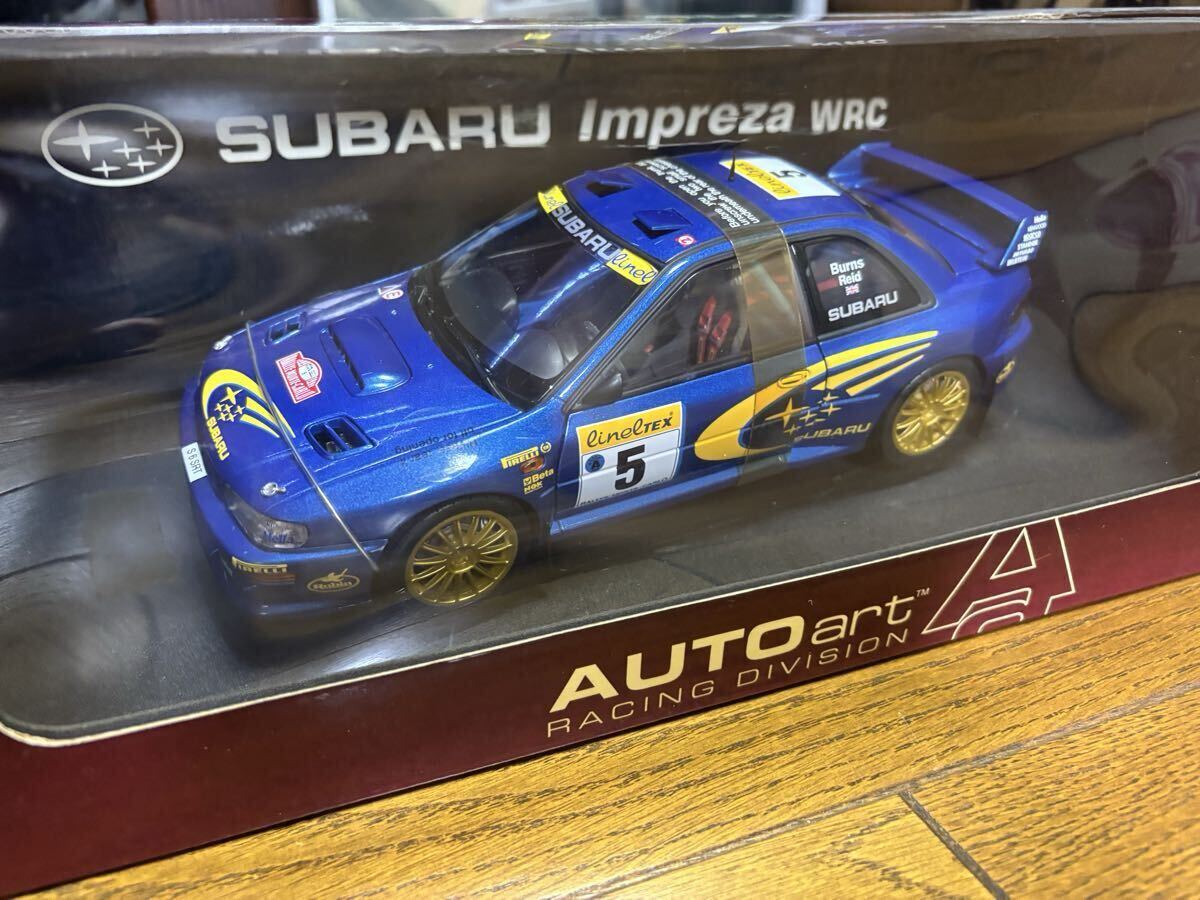 autoart 1/18 スバル インプレッサ WRC #10 Subaru Impreza S10 WRC - Autoart 1/18 top quality scale