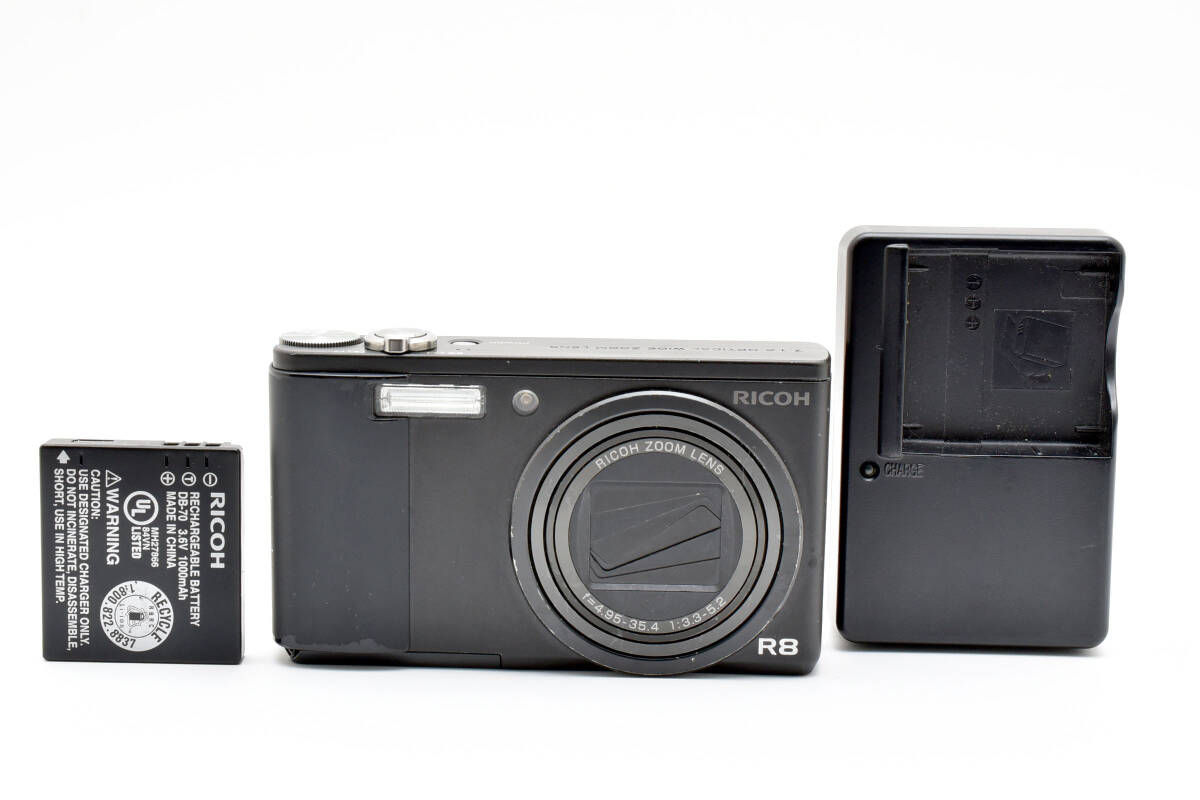 RICOH リコー R8 デジタルカメラ 未使用に近い Amazon | RICOH デジタルカメラ R8 R8BK | コンパクト 通販