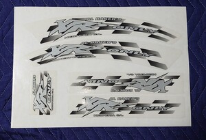 XR’sONLY フェンダー スイングアーム デカール ステッカー シルバー XR250 400 600 650