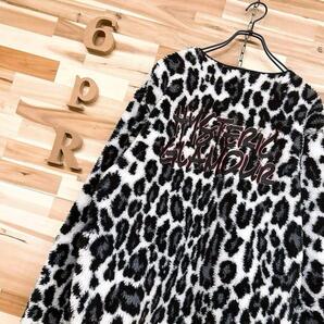 レア/廃番【ヒステリックグラマー】ブラック レオパード ボア ブルゾンM 黒×白【HFby6PR】メンズ・洋服・秋冬【W3J4C9C】