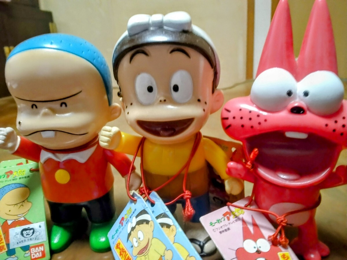 もーれつア太郎 ソフビ人形デッドストック新品 旧バンダイ 1990 もーれつ一家 もーれつア太郎 ソフビ人形デッドストック新品 旧バンダイ 1990