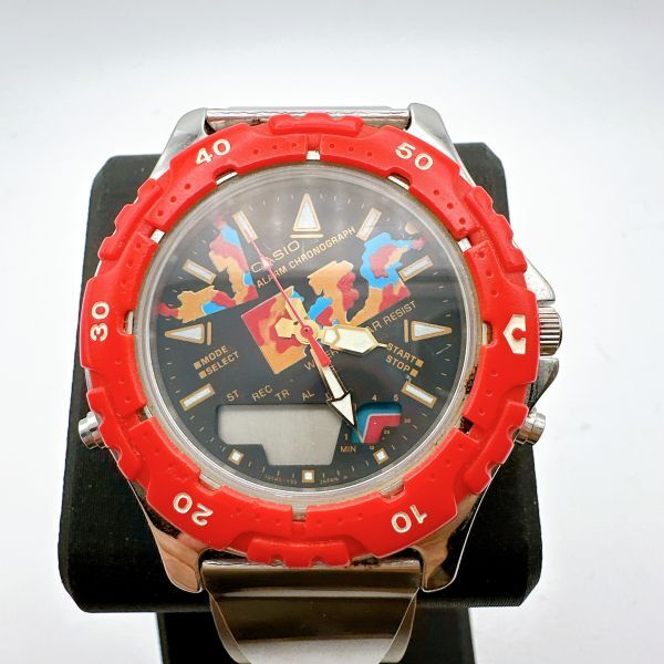CASIO W35 80s ”Old Casio” カジキ 赤文字盤 焼文字 CASIO W35 80s ”Old Casio” カジキ 赤文字盤 焼文字 - メルカリ