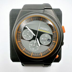 A095-4 1円スタート 稼働品 クオーツ SEIKO セイコージョルジアーノ 復刻限定版 メンズ腕時計 レア 希少品 日付曜日 クロノグラフ
